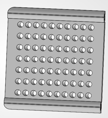 Vent Cover Solidworks Screenshot