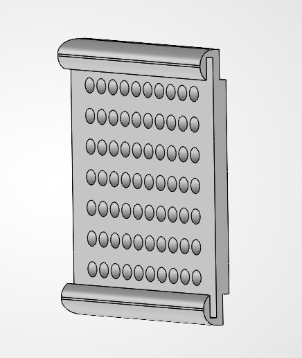 Vent Cover Solidworks Screenshot -  different angle